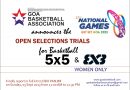 Selection Trials for NATIONAL GAMES